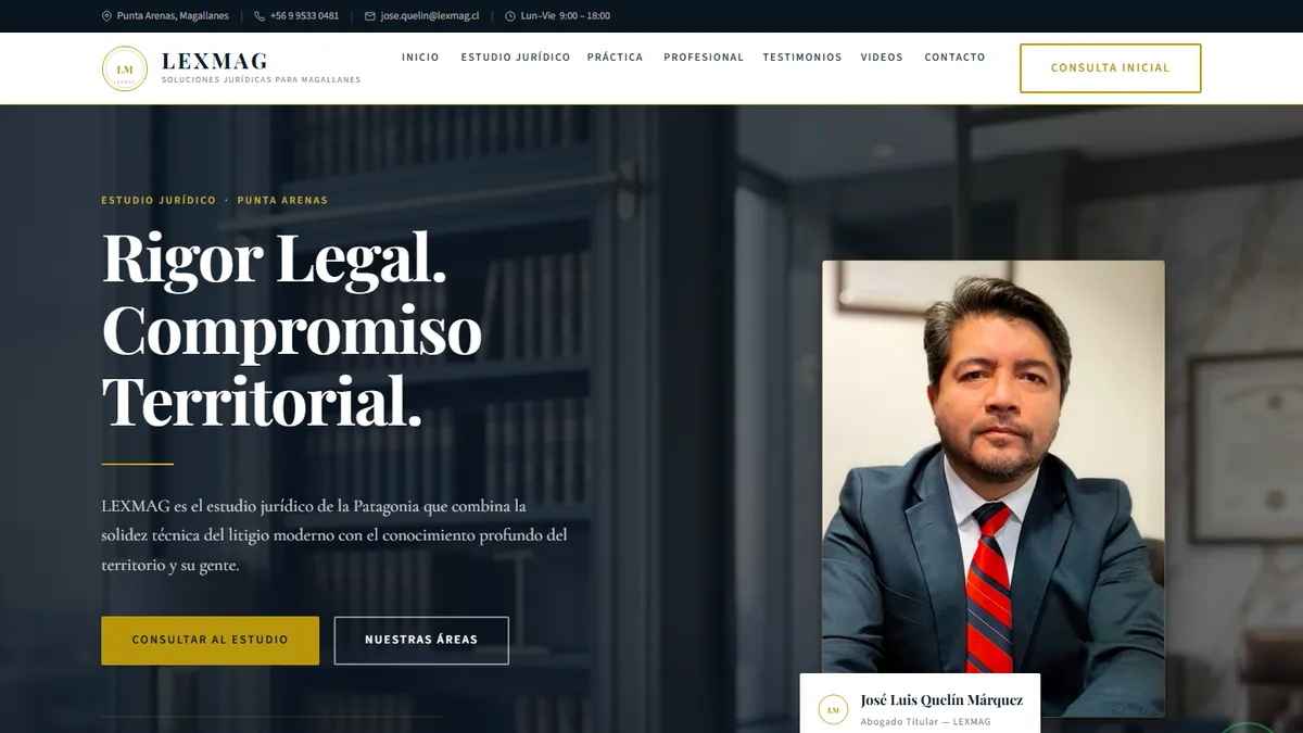 Sitio web de Lexmag